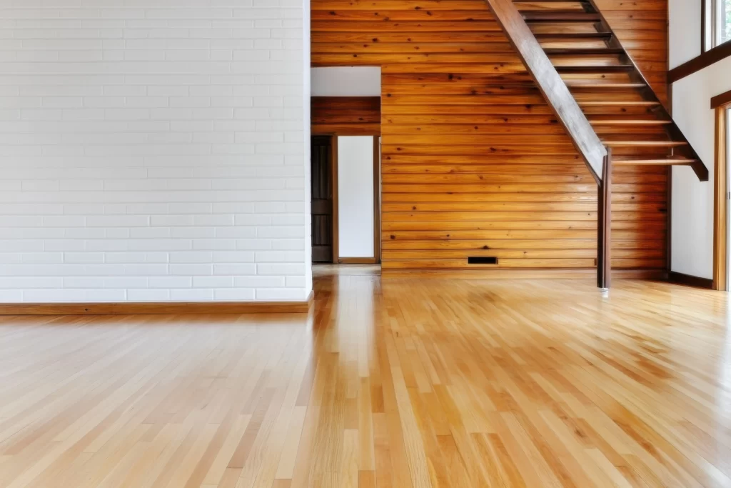 timber floor staining